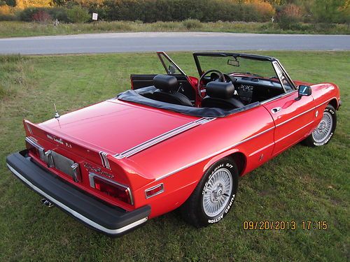 Buy used 1978 Alfa Romeo Spider Niki Lauda Special Edition ...
