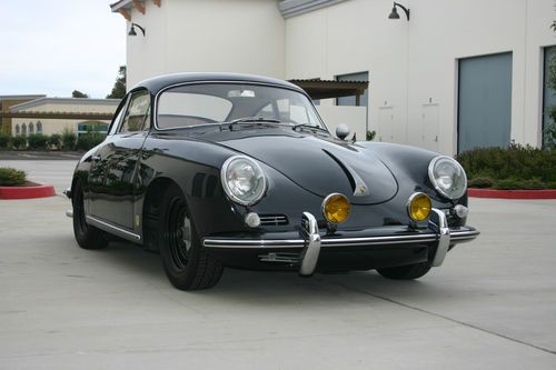 Porsche 356 b 1960   black / tan  california car  nice driver