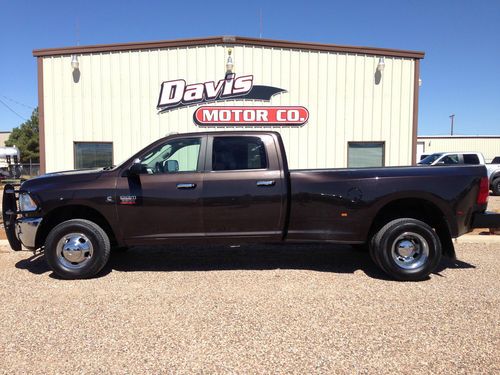 2010 crew cab dually 4x4 slt cummins diesel auto loaded clean texas truck