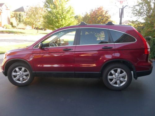 2009 honda cr-v ex sport utility 4-door 2.4l 4wd - red