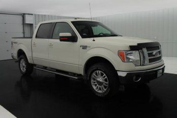 Supercrew lariat 4wd heated and cooled leather pearl white paint 4x4