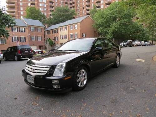 2005 cadillac sts v8 luxury sports sedan (black)