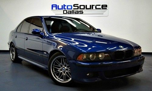 2002 m5, lemans blue, dinan suspension, dinan exhaust, gruppem! we finance!