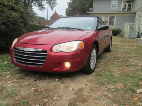 2004 chrysler sebring convertible - one owner !! i think you will buy this car !