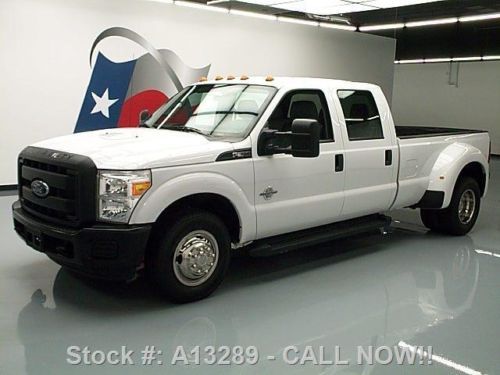2013 ford f-350 crew diesel dually long bed 6-pass 47k texas direct auto