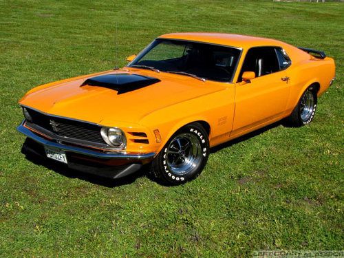 1970 mustang boss 429 -- grabber orange -- california concept car