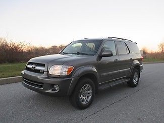 Toyota sequoia limited 4wd leather navigation heated seats sunroof clean car