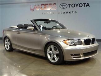 2008 bmw 128i convertible sparkling graphite auto sport leather heated seats