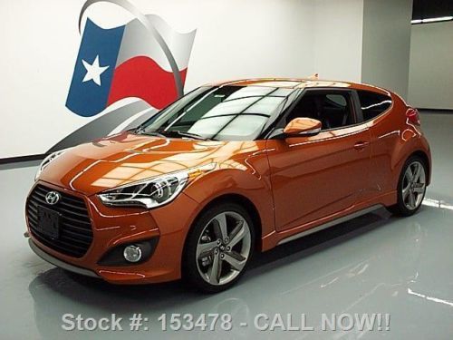 2013 hyundai veloster turbo 6-speed htd leather only 1k texas direct auto