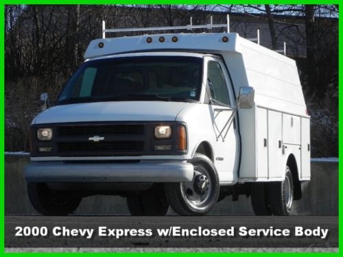 2000 chevrolet chevy express cutaway van 11ft eclosed stahl utility 5.7l gas drw