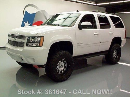 2011 chevy tahoe ltz lifted sunroof leather nav dvd 29k texas direct auto