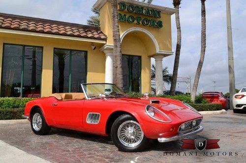 Classic 1961 ferrari california replica, ford 302ci, 5sp tremec, sq. tube chasis