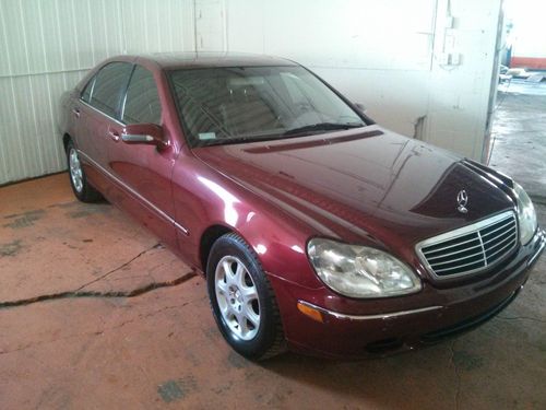 2000 mercedes s500 burgundy