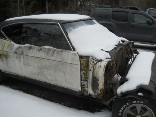 1969 chevelle malibu solid frame,rusty body(parts car)