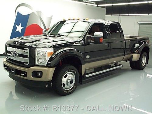 2011 ford f450 king ranch 4x4 diesel dually sunroof nav texas direct auto