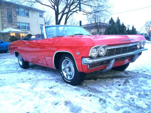 1965 chevrolet chevy impala ss convertible! by owner! real  16667 car