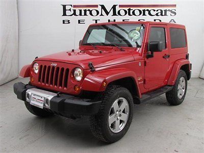 Flame red saddle leather navigation automatic 2 door 12 auto 10 two not rubicon