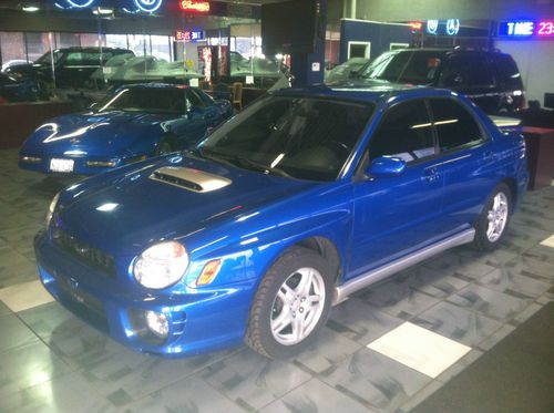 2003 subaru impreza wrx blue with grey trim all types of upgrades