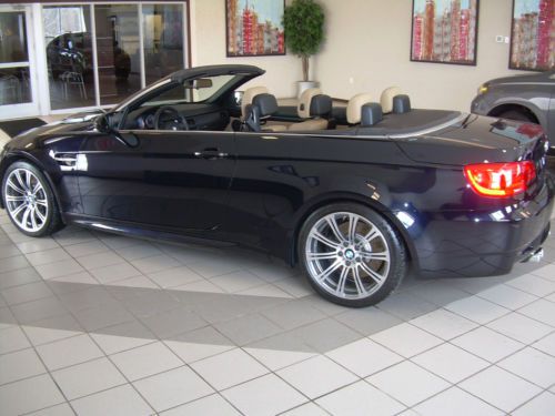 2012 bmw m3 convertible 7-speed dct automatic carbon black 17,075 miles warranty