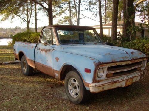 1968 2wd short bed fleetside truck original patina swb pickup
