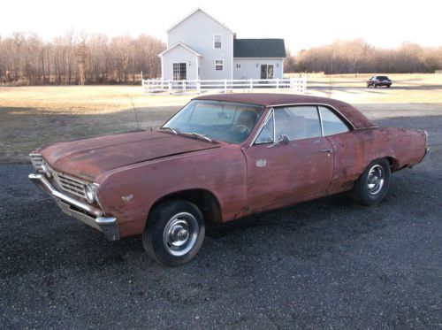 1967 chevrolet chevelle malibu hardtop project - low price - buy now