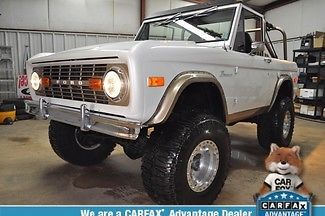 1973 fully custom  ford bronco pearl white, 4x4, restored, new everything,