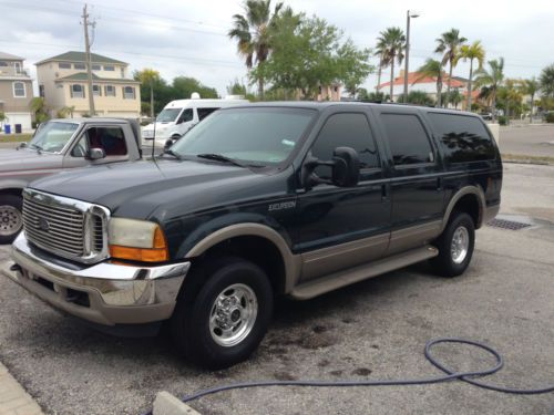 2001 ford excursion limited 4wd v-10 gas, spotless &amp; beautiful!!!