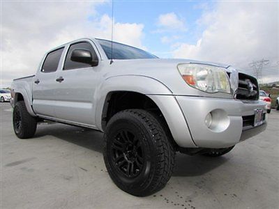 06 toyota tacoma double cab 4x4 silver just serviced