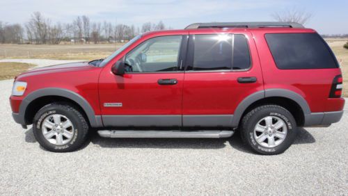 2006 ford explorer xlt sport 4-door 4.0l 4wd dvd 3rd row seating no reserve!!!