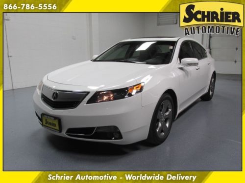 2012 acura tl sh awd tech package white navi bluetooth back up cam