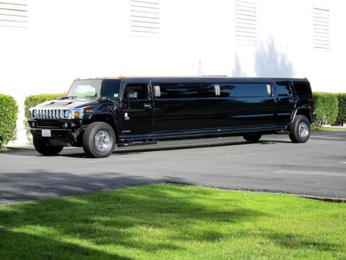 2005 hummer krystal limo 200 20 passenger 40k miles black a++ rare limousine