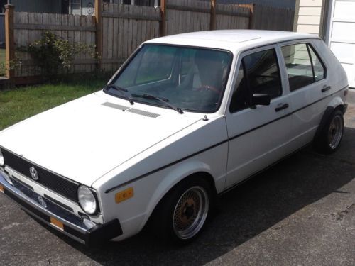 1978 vw volkswagen rabbit not golf gtu r32 5 speed rare classic mk1