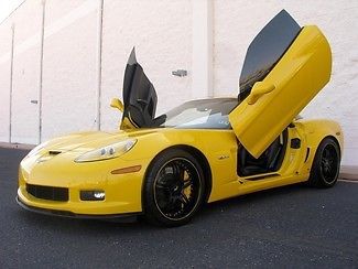 2007 yellow z06, 17,000 miles, custom doors, clean carfax, texas