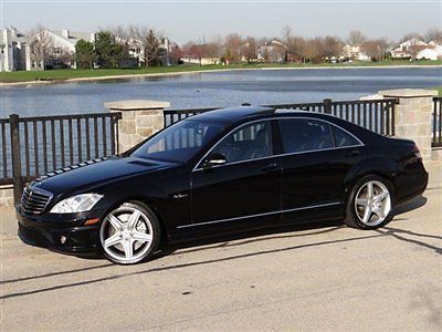 2008 s63 amg blk/blk navi pano-roof nite-view distronic htd/ac sts pdc loaded!!!