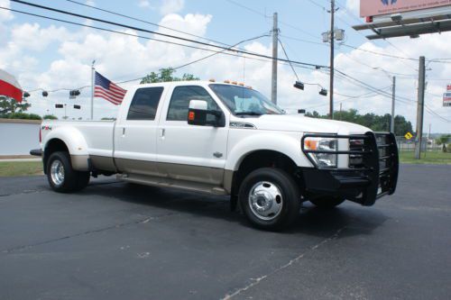 F450 king ranch 4x4 navigation sunroof turbo diesel leather dually