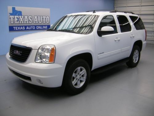 We finance!!!  2013 gmc yukon slt heated leather bose onstar 3rd row texas auto