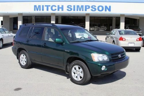 2003 toyota highlander v6 limited leather loaded perfect carfax