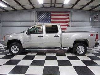 1 owner crew cab duramax diesel allison financing leather silver low miles clean