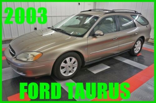 2003 ford taurus sel one owner loaded leather 89,xxx orig wagon 60+ photos