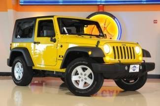 08 jeep wrangler x 4x4 hard top clean automatic we finance call now