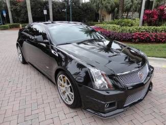 2012 cts-v black, two tone ac/heated recaro seats, clean carfax, one owner!!