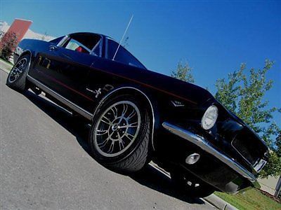 1965 ford mustang fastback stunning raven black restored custom pro no reserve!