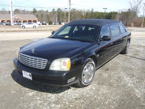 2002 cadillac deville limosine  funeral coach 6 doors clean