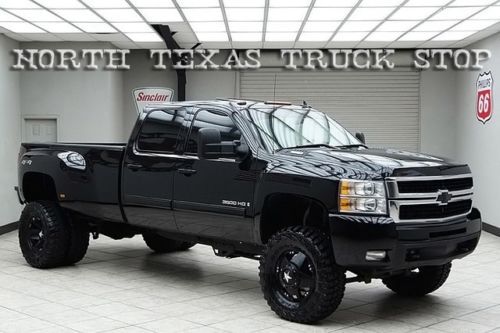 2009 chevy 3500hd diesel 4x4 dually ltz lifted navigation sunroof bose leather