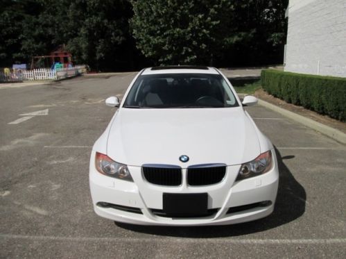 07 bmw 328i x drive 4x4 white leather moonroof heated seats low miles