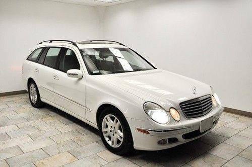 2004 mercedes-benz e320 wagon 4matic awd low miles white/black ext warranty