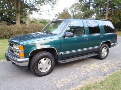 1996 chevy tahoe lt--only 89k-4x4-new tires-no reserve-inspected-runs great!
