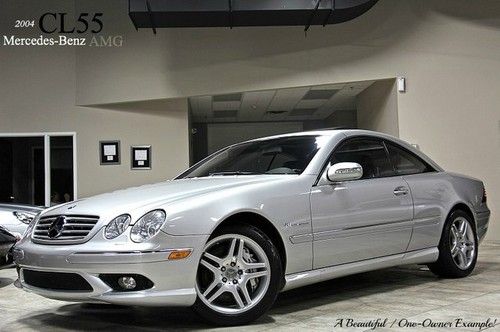 2004 mercedes benz cl55 amg coupe one owner! only 64k miles! supercharged navi $