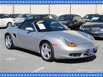 2002 porsche boxster s: low miles, offered by authorized mercedes dealer, superb