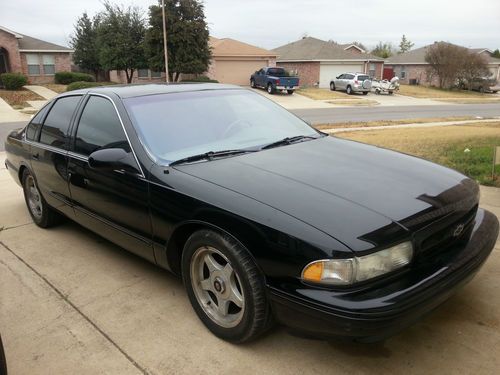 1995 chevy impala ss 5.7l, rwd black all stock.  good condition